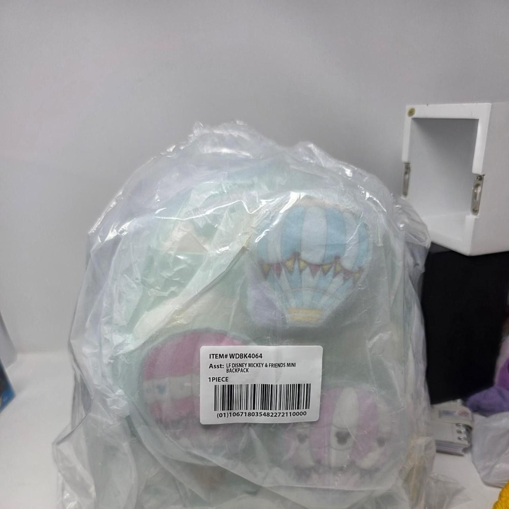 Loungefly Disney Mickey Mouse & Friends‎ Hot Air Balloon Trio Mini Backpack - Picture 2 of 3